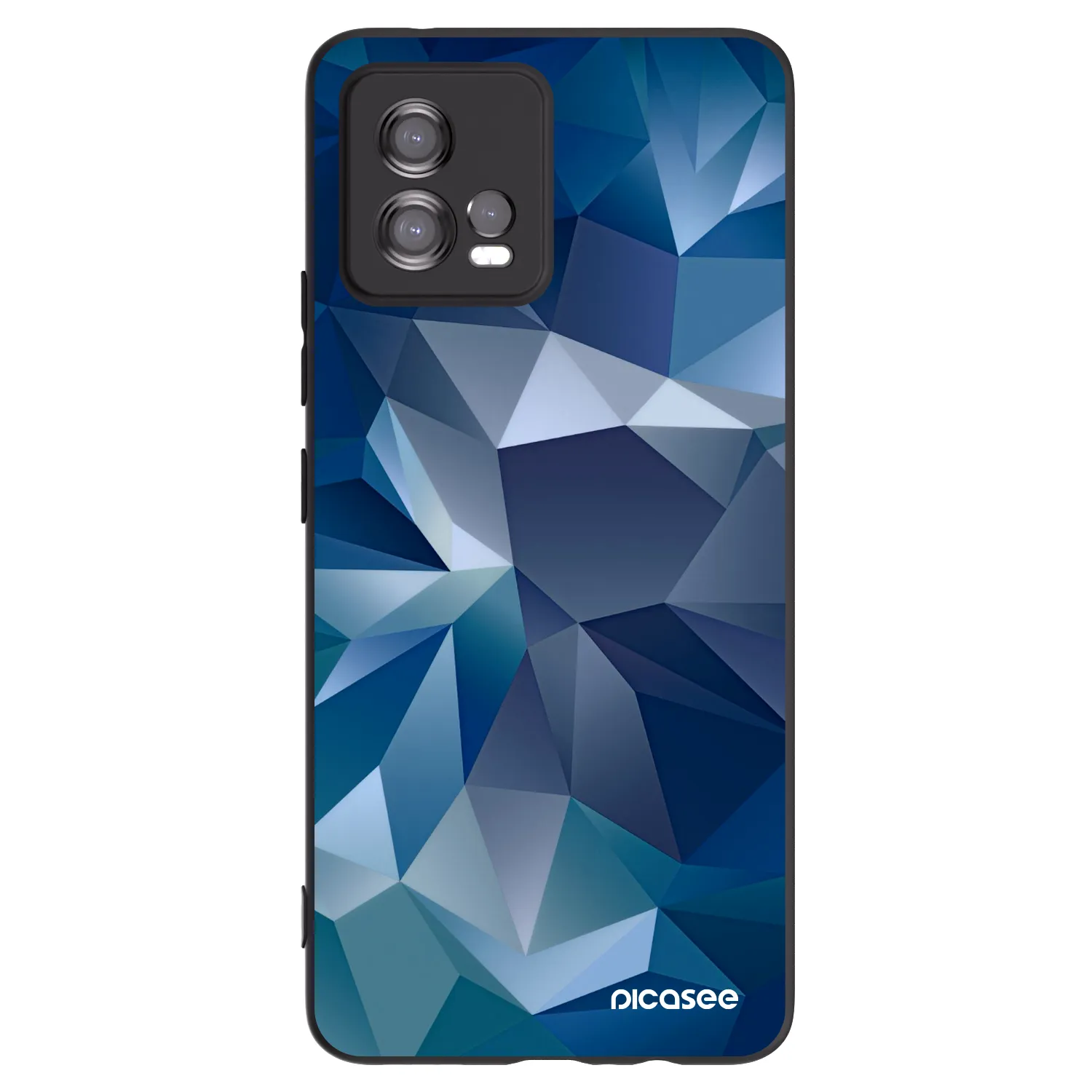 Picasee silikonový černý obal pro Motorola Moto G72 - Wallpaper