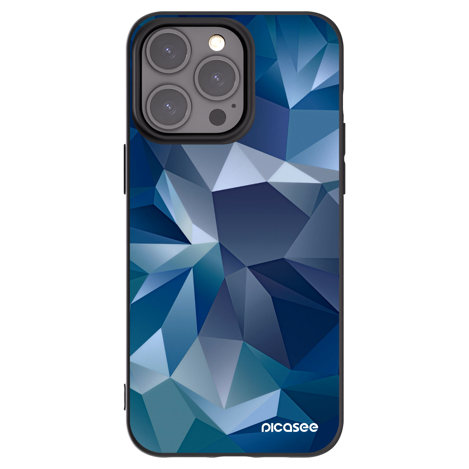 Picasee silikonový černý obal pro Apple iPhone 15 Pro Max - Wallpaper