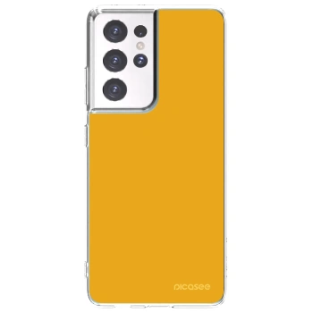 Picasee silikonový průhledný obal pro Samsung Galaxy S21 Ultra 5G G998B - Sun
