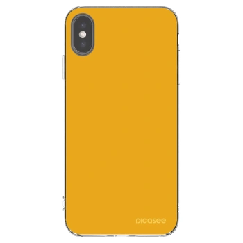 Picasee silikonový průhledný obal pro Apple iPhone XS Max - Sun