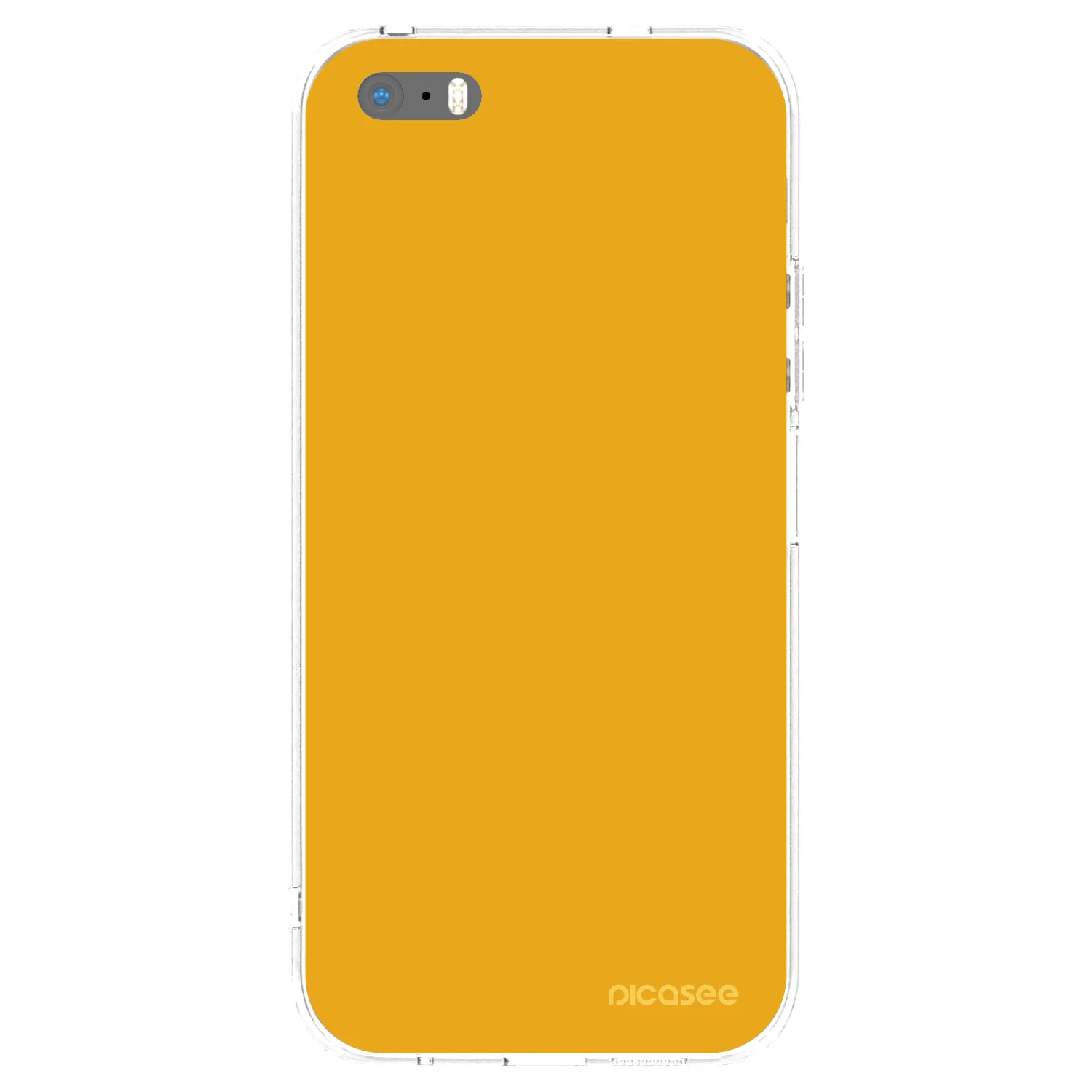 Picasee silikonový průhledný obal pro Apple iPhone 5/5S/SE - Sun