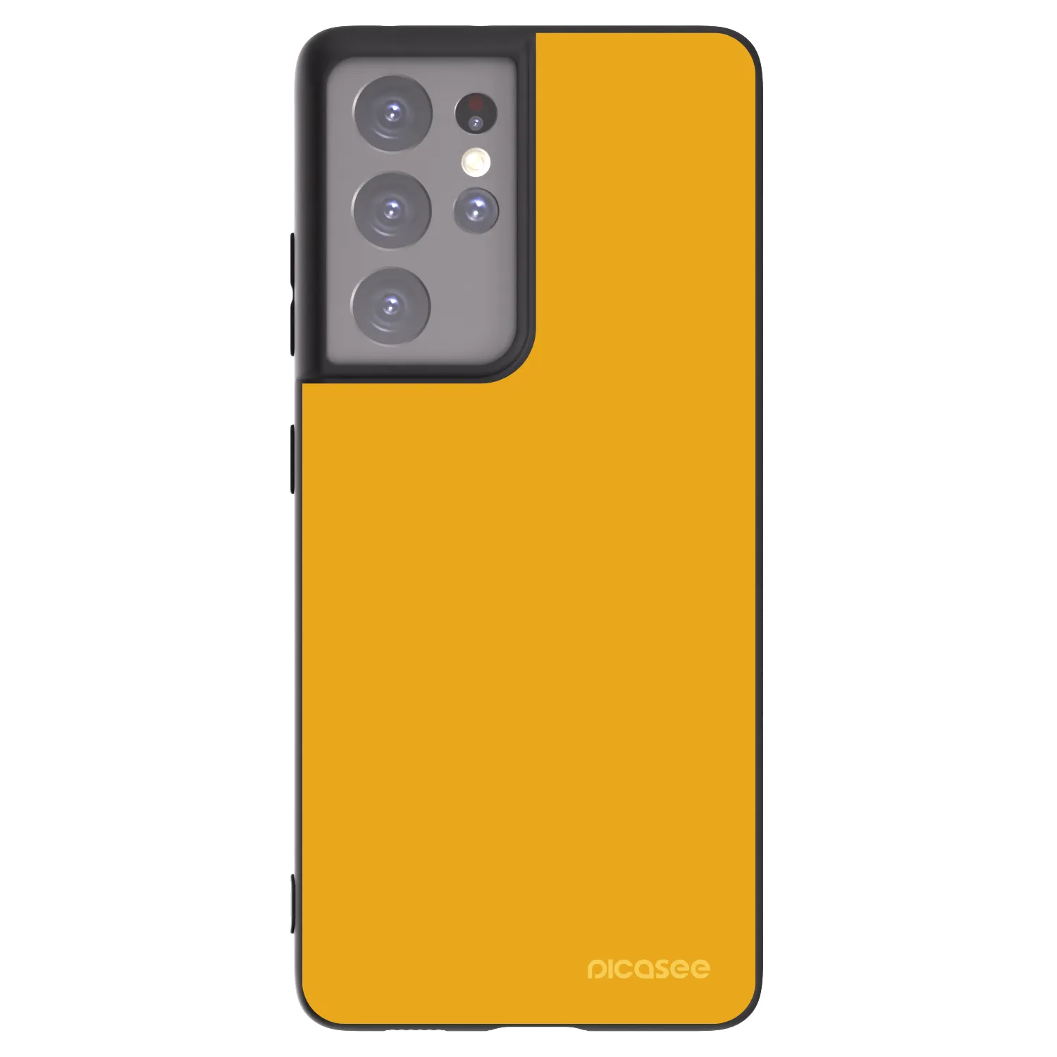 Picasee silikonový černý obal pro Samsung Galaxy S21 Ultra 5G G998B - Sun