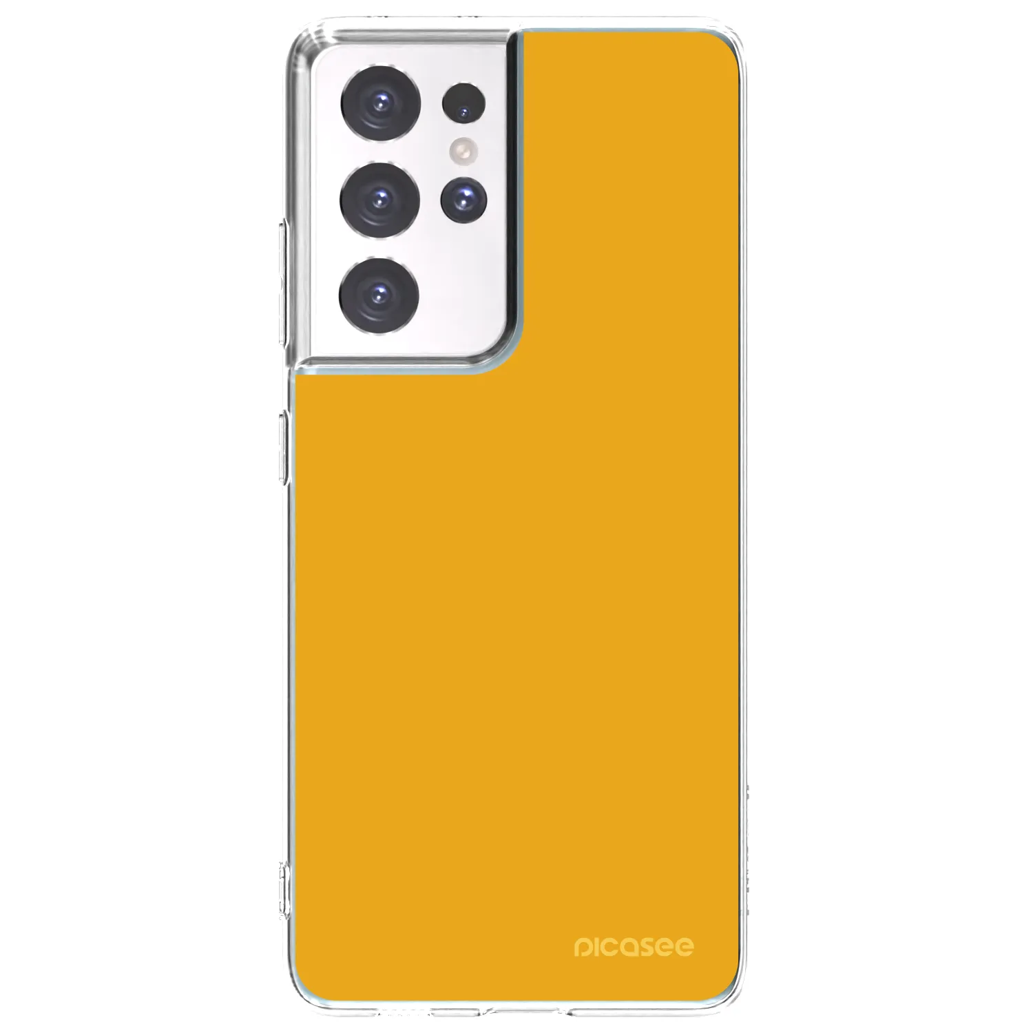 Picasee silikonový průhledný obal pro Samsung Galaxy S21 Ultra 5G G998B - Sun