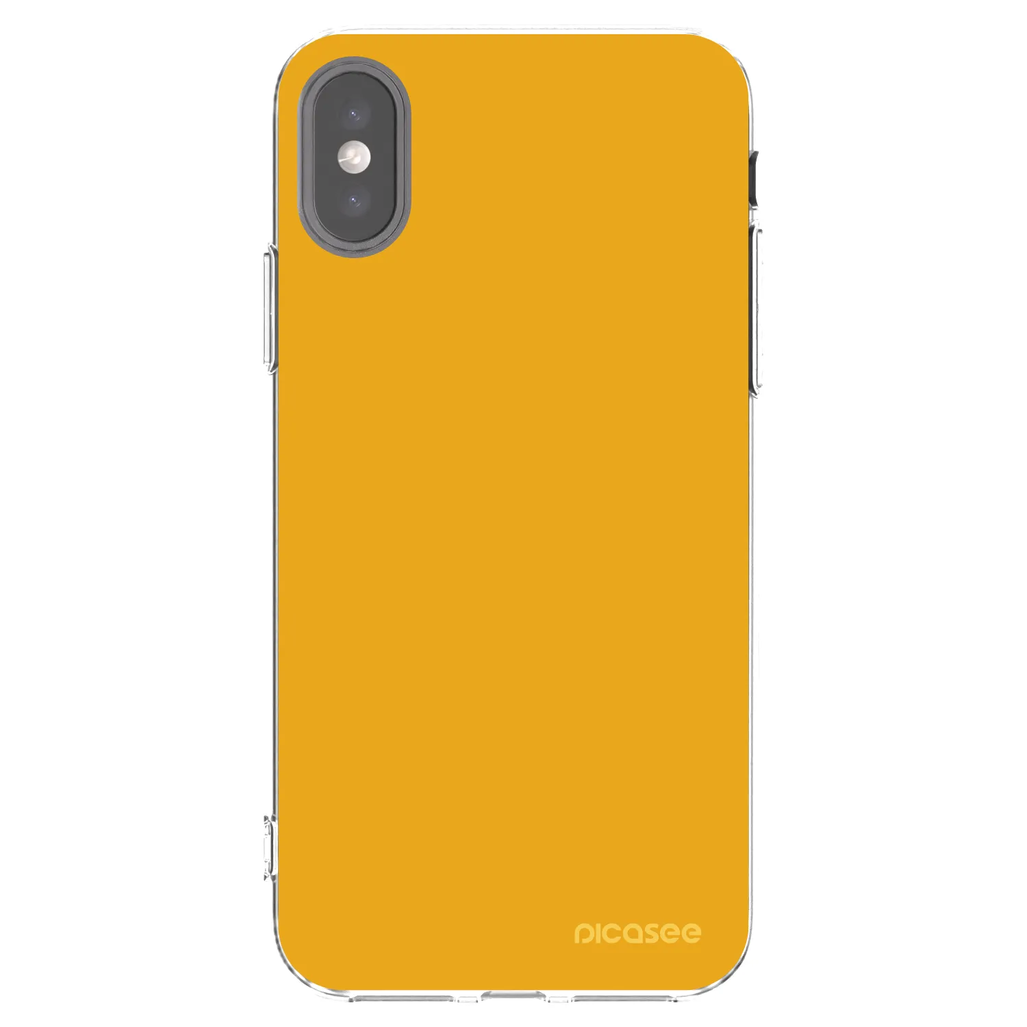 Picasee silikonový průhledný obal pro Apple iPhone X/XS - Sun
