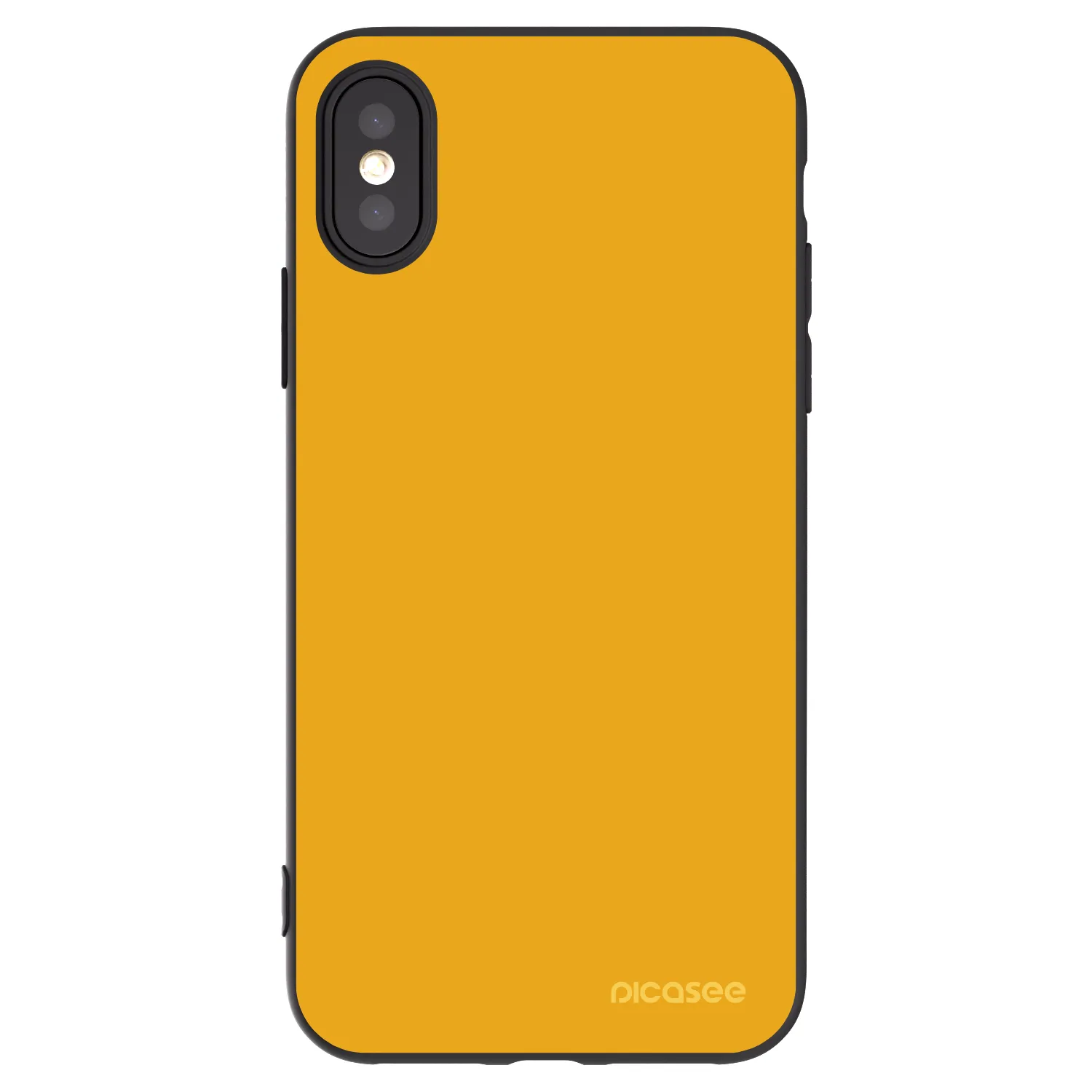 Picasee silikonový černý obal pro Apple iPhone X/XS - Sun