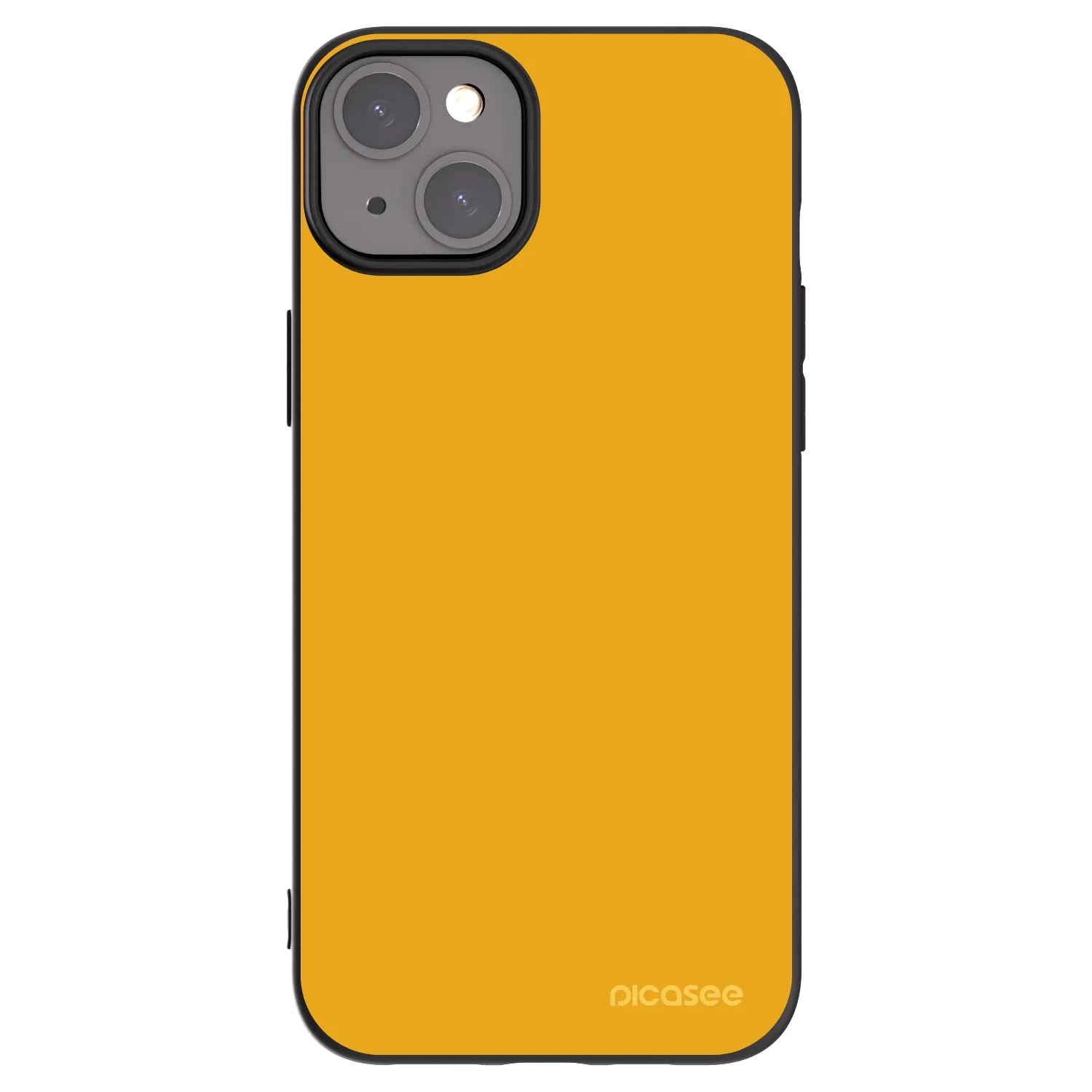 Picasee silikonový černý obal pro Apple iPhone 15 Plus - Sun