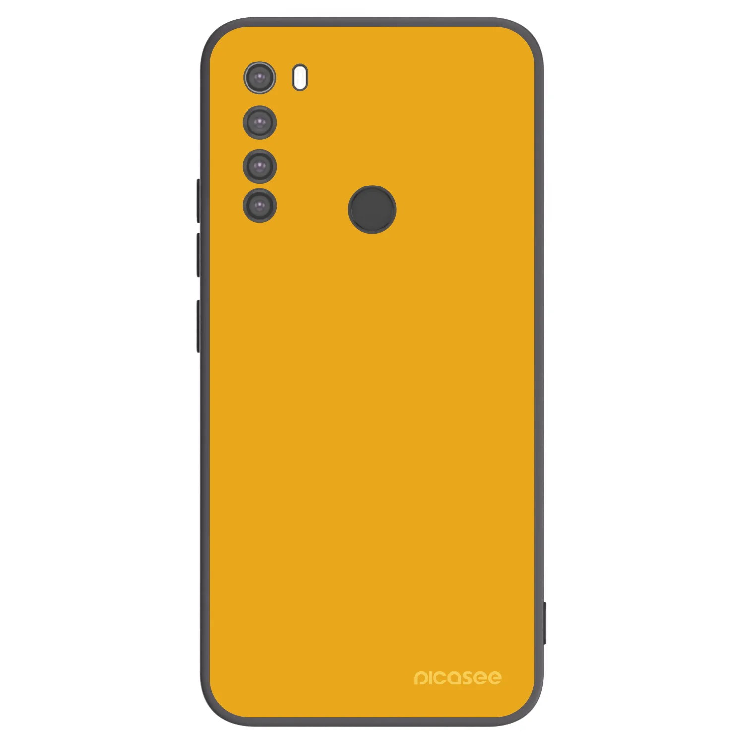 Picasee silikonový černý obal pro Xiaomi Redmi Note 8 - Sun