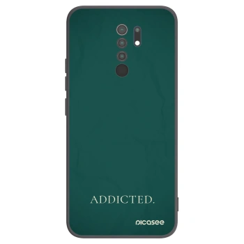 Picasee silikonový černý obal pro Xiaomi Redmi 9 - Addicted