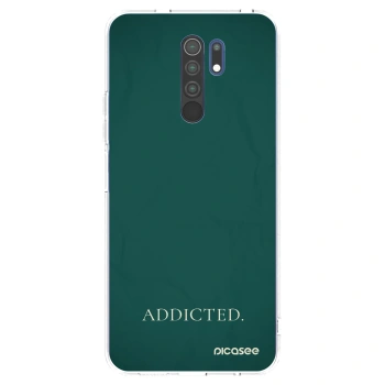 Picasee silikonový průhledný obal pro Xiaomi Redmi 9 - Addicted