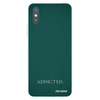 Picasee silikonový průhledný obal pro Xiaomi Redmi 9A - Addicted