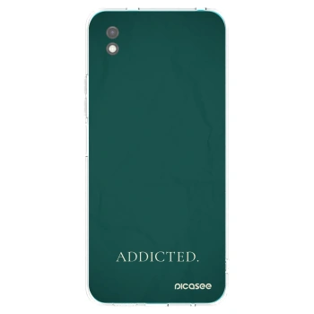 Picasee silikonový černý obal pro Xiaomi Redmi 9A - Addicted