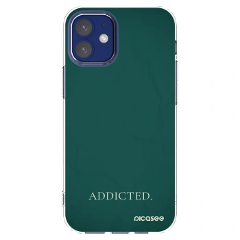 Picasee silikonový průhledný obal pro Apple iPhone 12 mini - Addicted