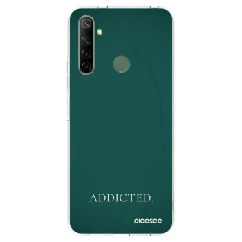 Picasee silikonový průhledný obal pro Realme 6i - Addicted