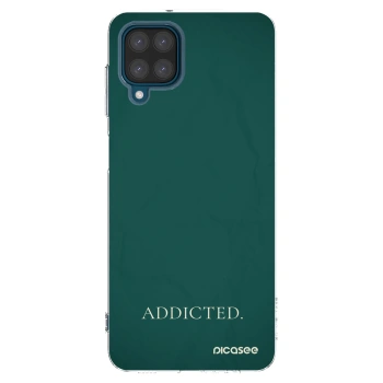 Picasee silikonový průhledný obal pro Samsung Galaxy A12 A125F - Addicted