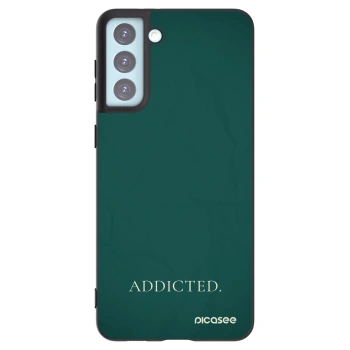 Picasee silikonový černý obal pro Samsung Galaxy S21+ 5G G996F - Addicted