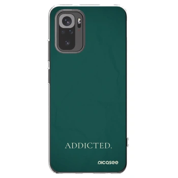 Picasee silikonový průhledný obal pro Xiaomi Redmi Note 10 - Addicted