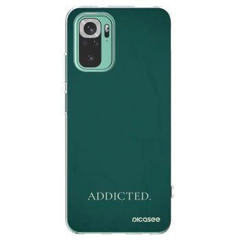 Picasee silikonový průhledný obal pro Xiaomi Redmi Note 10 Pro - Addicted