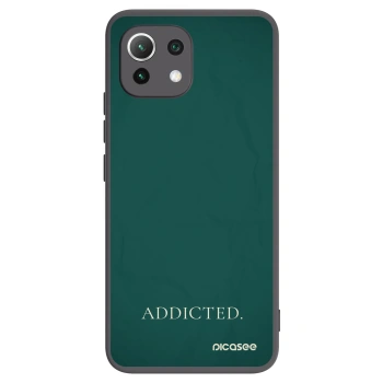 Picasee silikonový černý obal pro Xiaomi Mi 11 Lite - Addicted