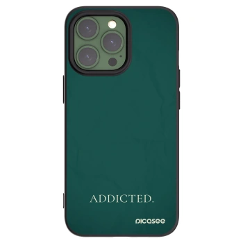 Picasee silikonový černý obal pro Apple iPhone 13 Pro - Addicted