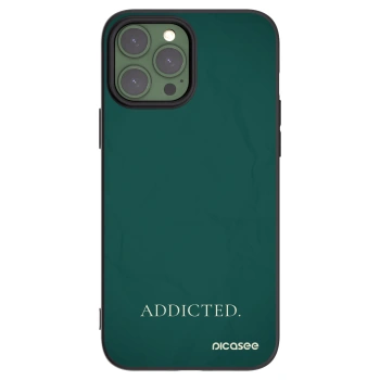 Picasee silikonový černý obal pro Apple iPhone 13 Pro Max - Addicted