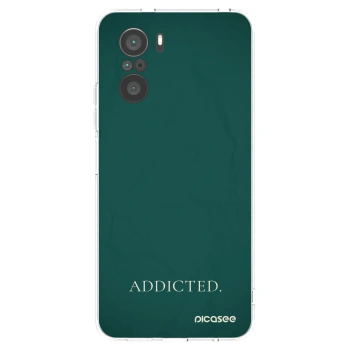 Picasee silikonový průhledný obal pro Xiaomi Poco F3 - Addicted