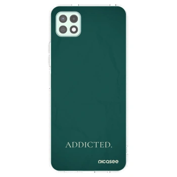 Picasee silikonový průhledný obal pro Samsung Galaxy A22 A226B 5G - Addicted
