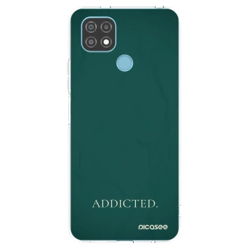 Picasee silikonový průhledný obal pro Realme C21 - Addicted
