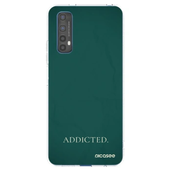 Picasee silikonový průhledný obal pro Realme 7 - Addicted