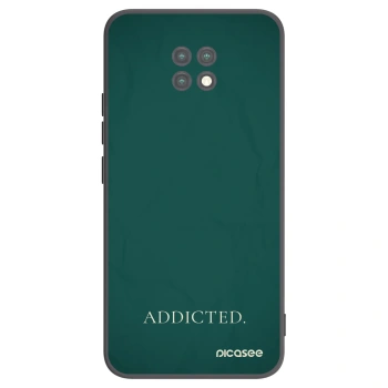 Picasee silikonový černý obal pro Xiaomi Redmi Note 9T - Addicted