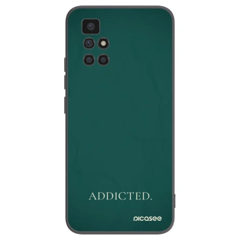 Picasee silikonový černý obal pro Xiaomi Redmi 10 - Addicted