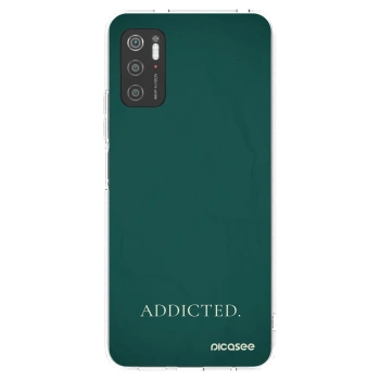 Picasee silikonový průhledný obal pro Xiaomi Poco M3 Pro 5G - Addicted