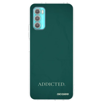 Picasee silikonový průhledný obal pro Motorola Moto G60 - Addicted
