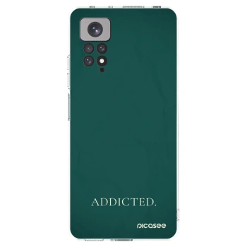 Picasee silikonový průhledný obal pro Xiaomi Redmi Note 11S 4G - Addicted