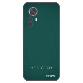 Picasee silikonový černý obal pro Xiaomi 12 Pro - Addicted