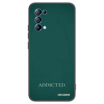 Picasee silikonový černý obal pro OPPO Reno 5 5G - Addicted