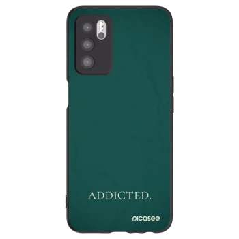 Picasee silikonový černý obal pro OPPO A16s - Addicted