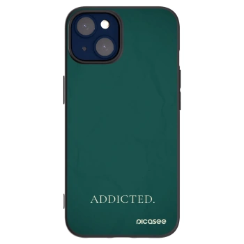 Picasee silikonový černý obal pro Apple iPhone 14 - Addicted
