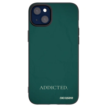 Picasee silikonový černý obal pro Apple iPhone 14 Plus - Addicted
