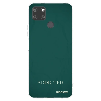 Picasee silikonový průhledný obal pro Realme C21Y - Addicted