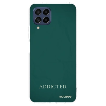 Picasee silikonový průhledný obal pro Samsung Galaxy M53 5G - Addicted
