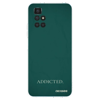 Picasee silikonový průhledný obal pro Xiaomi Redmi 10 (2022) - Addicted