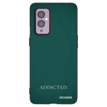 Picasee silikonový černý obal pro OnePlus 9 - Addicted