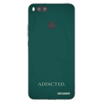 Picasee silikonový průhledný obal pro Xiaomi Redmi A1 - Addicted