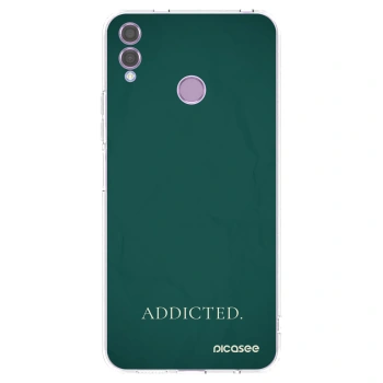 Picasee silikonový průhledný obal pro Honor 8X - Addicted