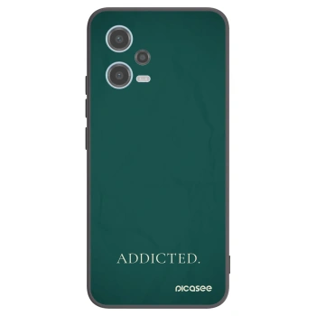 Picasee silikonový černý obal pro Xiaomi Redmi Note 12 5G - Addicted