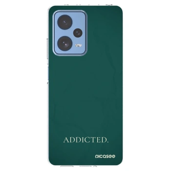 Picasee silikonový průhledný obal pro Xiaomi Redmi Note 12 Pro 5G - Addicted