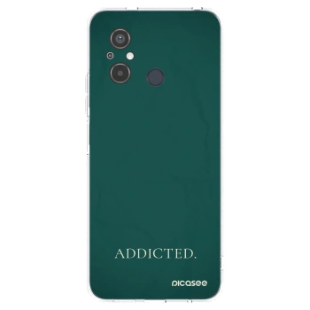 Picasee silikonový průhledný obal pro Xiaomi Redmi 12C - Addicted
