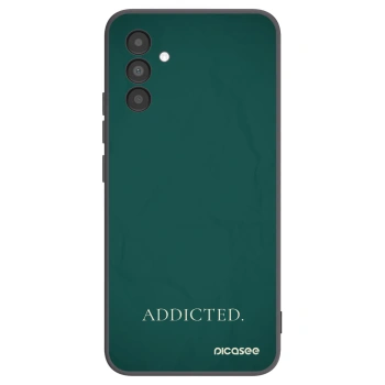 Picasee silikonový černý obal pro Samsung Galaxy A04s A047F - Addicted