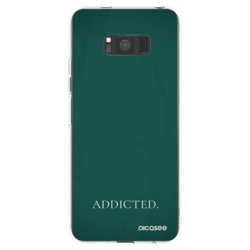 Picasee silikonový průhledný obal pro Samsung Galaxy S8 G950F - Addicted