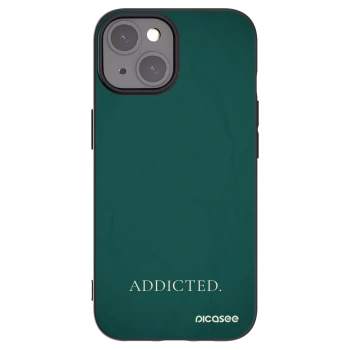 Picasee silikonový černý obal pro Apple iPhone 15 - Addicted